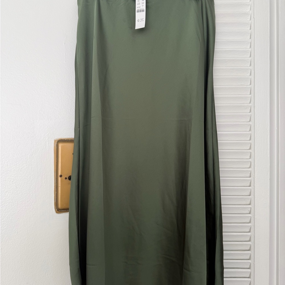 New with tags J.Crew midi silk slip skirt